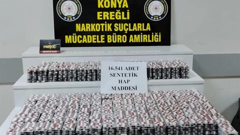 Konya’da Uyuşturucu Operasyonu