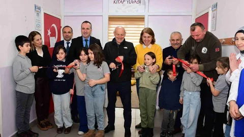 Samsun'da Kütüphane Açılışı Yapıldı