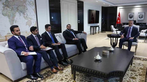 Hakan Fidan ve Al-Khulaifi Görüşmesi