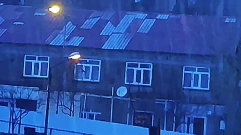 Bitlis'te Şiddetli Şimşekler Etkili Oldu