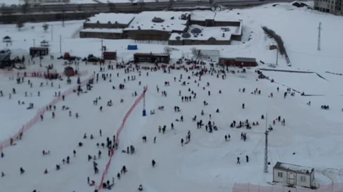 Bitlis'te Kayak Tesislerinde Yoğunluk