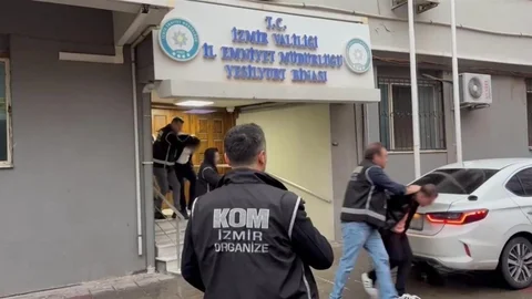 İzmir Bornova'da Suç Örgütü Operasyonu