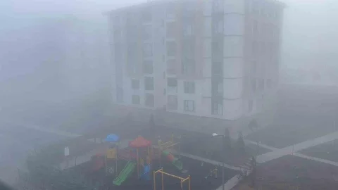 Elazığ'da Yoğun Sis Etkili Oldu