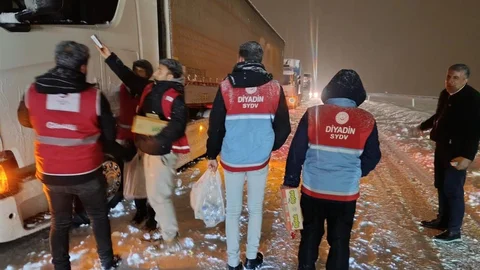 Diyadin'de Kumanya Desteği Verildi