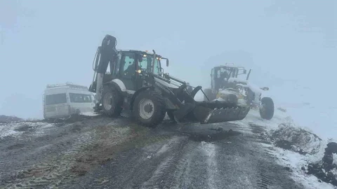 Iğdır'da Kar Yağışı Etkili Oldu