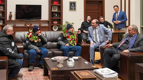 Erzurum'da Kayak Başarısı