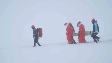 Muş'ta Çığ Tatbikatı Gerçekleşti