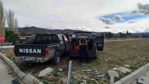 Burdur'da Trafik Kazası Meydana Geldi