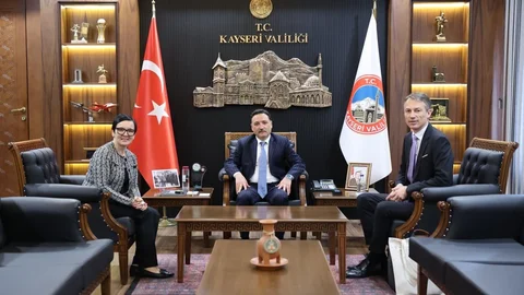 Büyükelçi Juen'den Kayseri Valisi'ne Ziyaret