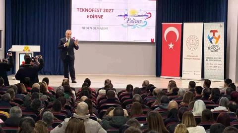 Edirne'de TEKNOFEST Tanıtım Programı