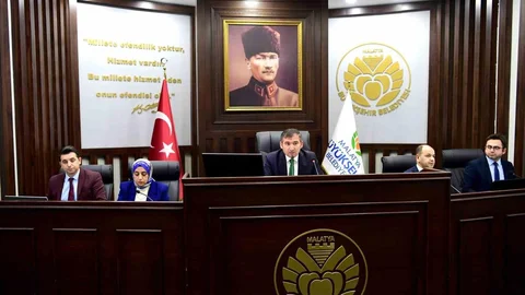 Malatya'da Belediye Meclisi Toplantısı Yapıldı