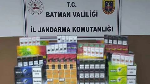 Gercüş'te Kaçak Sigara Ele Geçirildi