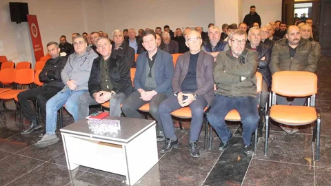 Manyas'ta Çeltik Üreticileri Toplandı