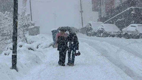 Hakkâri'de Yoğun Kar Yağışı Etkisi