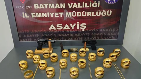Batman'da Kuyumcu Soygunu: 5 Tutuklama