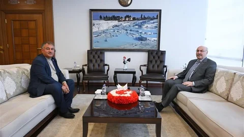 Denizli'de Vali'ye Ziyaret