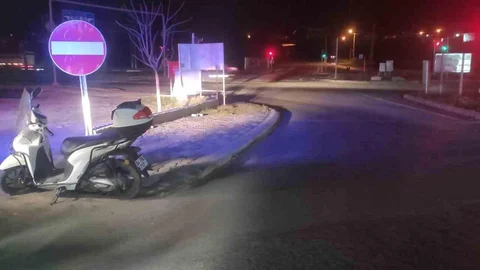 Antalya'da Motosiklet Kazası