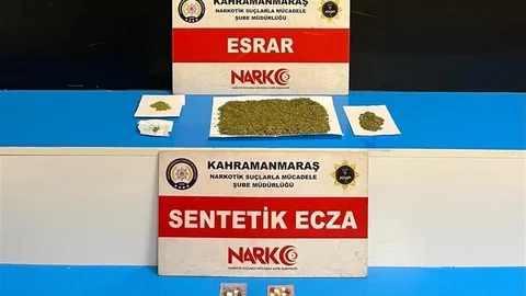 Kahramanmaraş'ta Uyuşturucu ve Kaçak Telefon Operasyonu