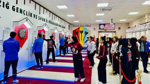 Elazığ'da Dart Müsabakaları Tamamlandı