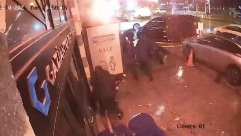 Gaziantep'te Restorana Silahlı Saldırı Anları Kamerada