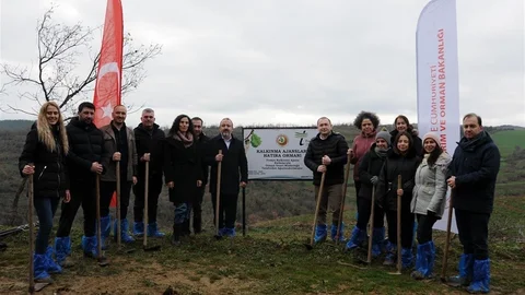 Trakya'da Hatıra Ormanı Kuruldu