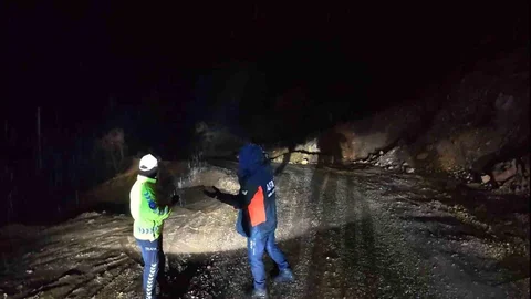 Adıyaman'da Korkutan Heyelan Olayı