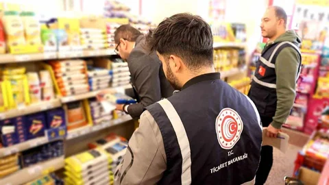 Aksaray'da Market Denetimleri Yapılıyor