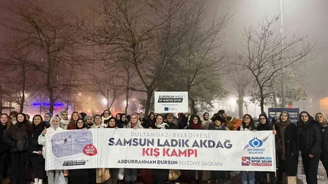 Sultangazi'de Gençler Kış Kampında
