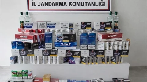 Rize’de Kaçak Sigara Operasyonu Yapıldı