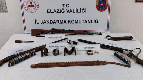 Elazığ'da Jandarmanın Silah Operasyonu