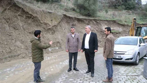 Söke'de Yoğun Yağış Tedbirleri Alınıyor