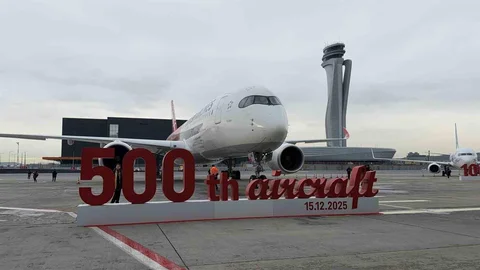 Türk Hava Yolları 500. Uçağını Tanıttı