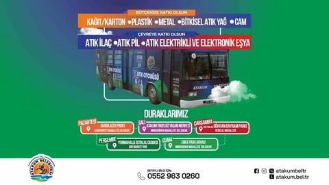 Atakum'da Sıfır Atık Projesi Devam Ediyor