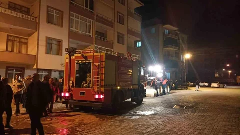 Sinop'ta Bina Yangını Çıktı