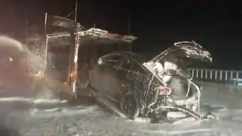 Osmaniye'de Tır Yangını Meydana Geldi