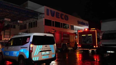 Denizli'de Yangın Paniği