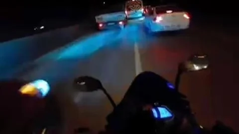 Bursa'da Motosikletli Tehlike Atlattı