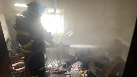 Babaeski'de Ev Yangını Kontrol Altına Alındı