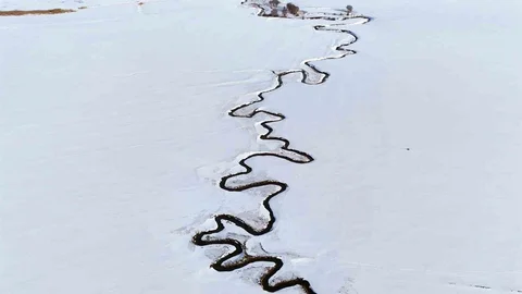 Bitlis'te Kar Manzarası