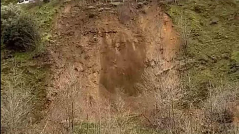 Bayındır'da Heyelan Olayı