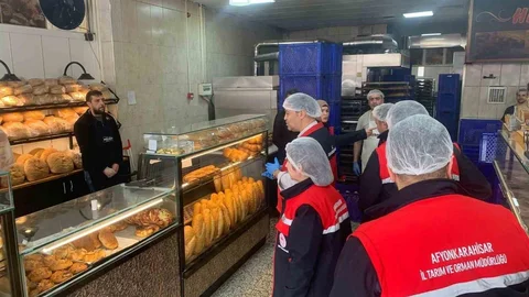 Afyonkarahisar'da Ekmek Fırınlarına Denetim Yapıldı
