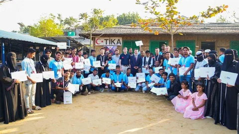 Konya'da Arakanlı Mültecilere Eğitim Verildi