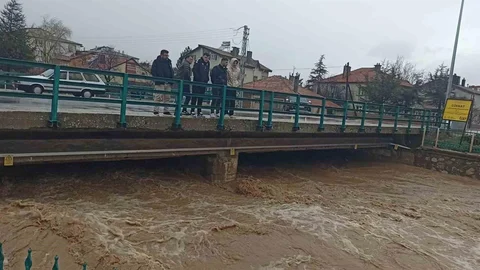 Konya'da Şiddetli Yağış Sonrası Sel Olayı