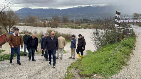 Eşen Çayı Taştı, Tarım Arazileri Su Altında Kaldı