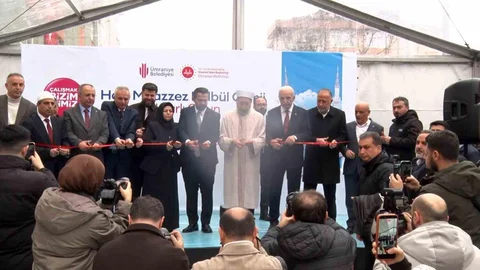 Ümraniye’de Hacı Muazzez Bülbül Camii Açıldı