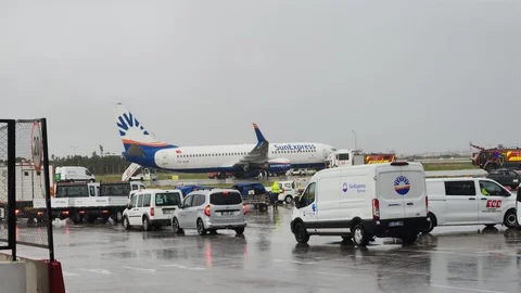 Antalya Havalimanı'nda Uçak Kazası