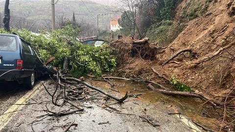 Ödemiş’te Heyelan Olayı