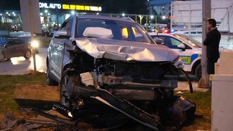 Samsun'da SUV Araçlar Çarpıştı