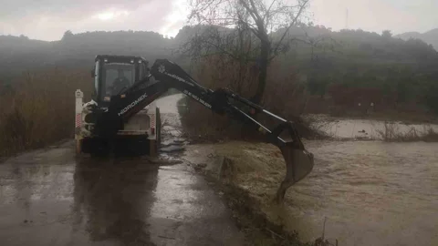 Aydın’da Yoğun Yağış İçin Çalışmalar Devam Ediyor