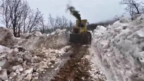 Yayladere'de Karla Mücadele Devam Ediyor